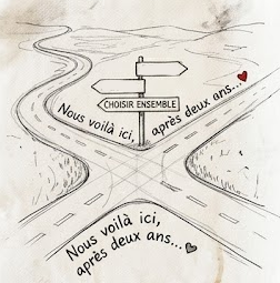 Un carrefour dessiné à l'encre